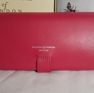 NWOT ASPINAL OF LONDON LEATHER WALLET